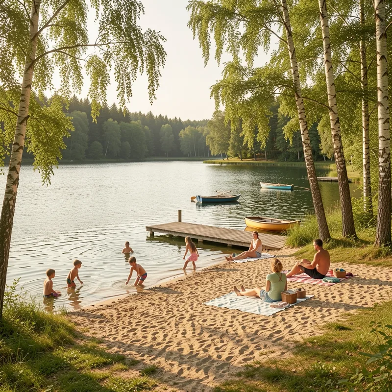 Plan d'eau de Lorette : baignade, accès et activités en 2026